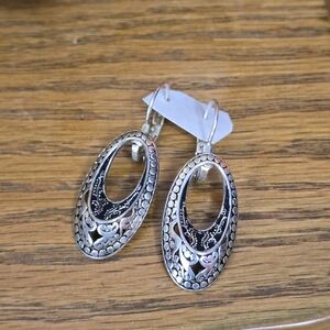 Elegant Silver Dangle Earrings